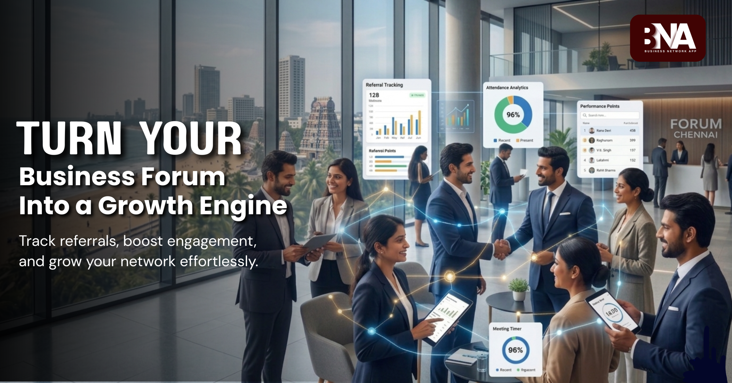 Business networking app for forums in Chennai
