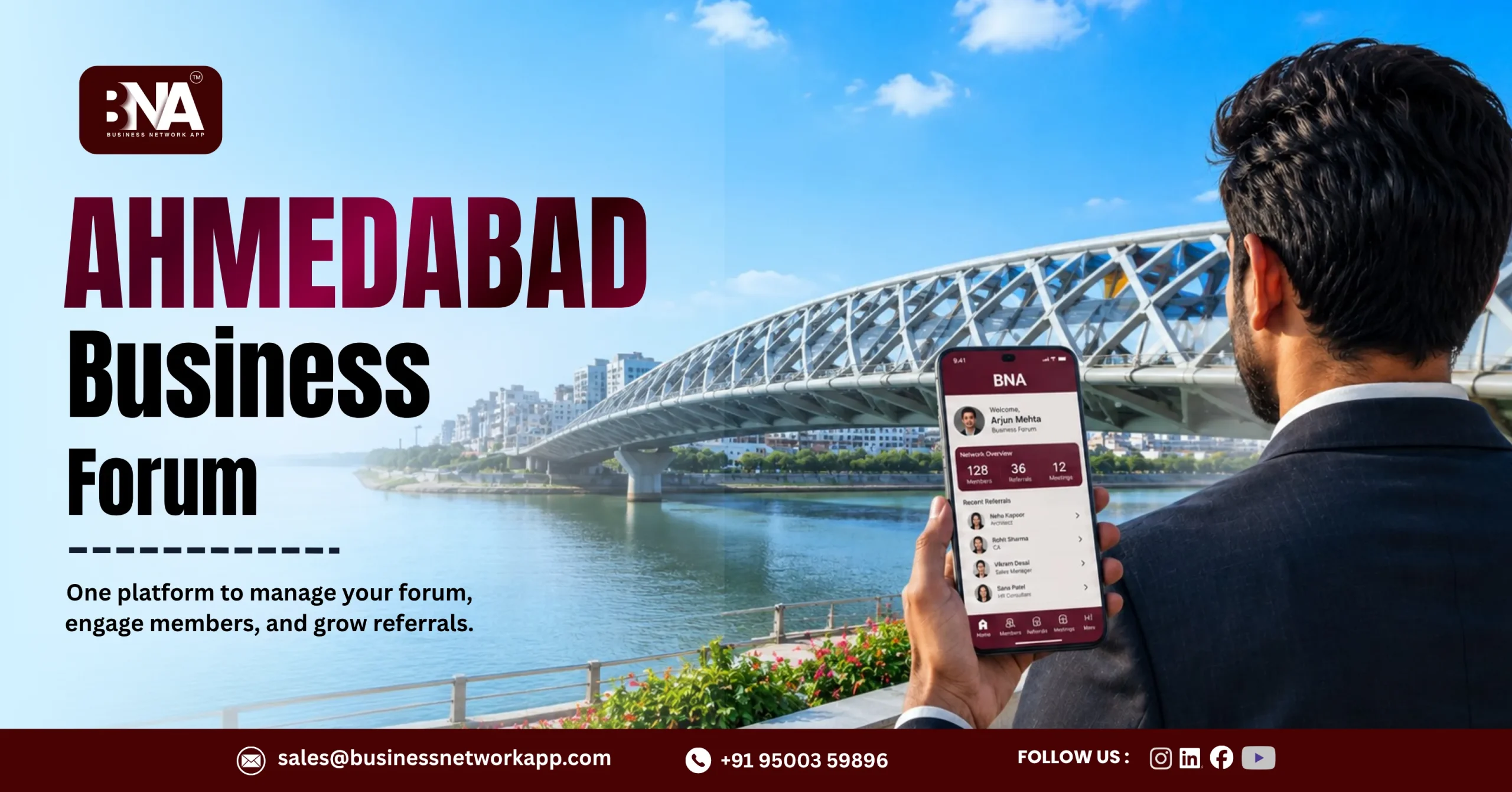 Business network app in Ahmedabad